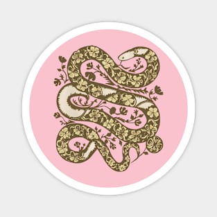 Floral Snake Magnet